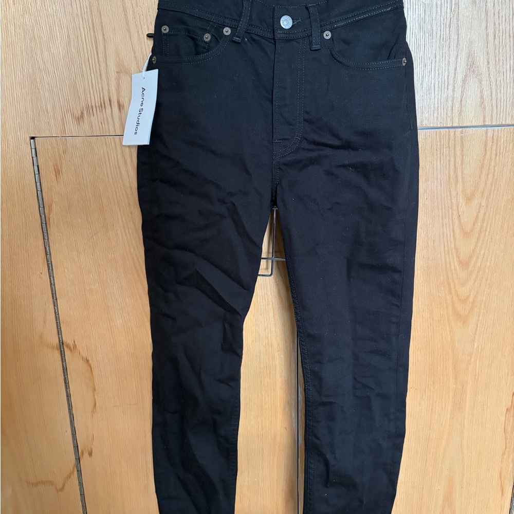 NWT Acne Studios High Rise Black Jeans
